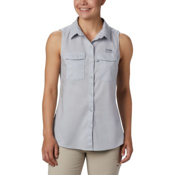 Columbia PFG Bonehead Stretch Sleeveless, PFG Fishing Grises Para Mujer | 983746-HUF